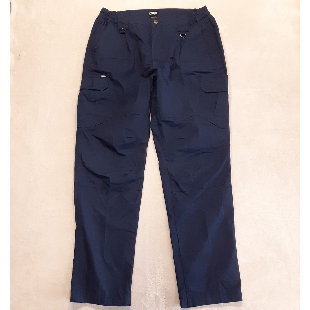 CQR Mens Cargo Trouser Pants 36Wx34L Navy TPL110 Outdoor Hiking